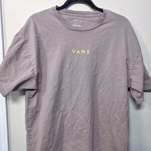 Vans Men's Beige Short Sleeve Tee